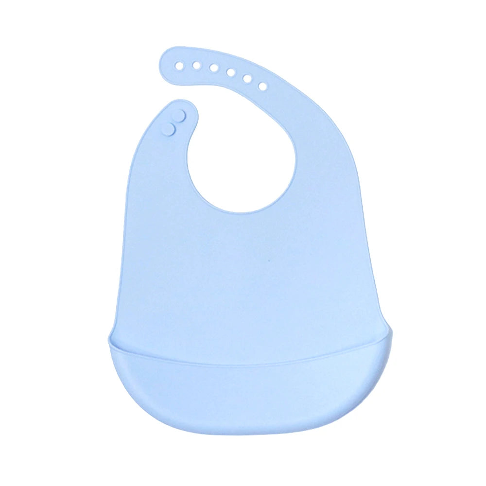 Silicone Baby Eating Bibs Easy to Clean Baby Bibs Drooling Towel Waterproof Children Silicone Bibs