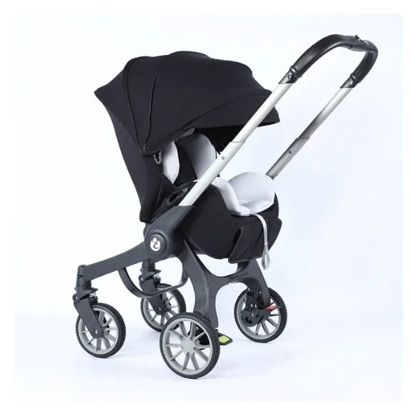 Baby Stroller 4 in 1 With Car Seat Baby Bassinet High Landscope Folding Baby Carriage Prams For Newborns  Strollers 3 in 1
