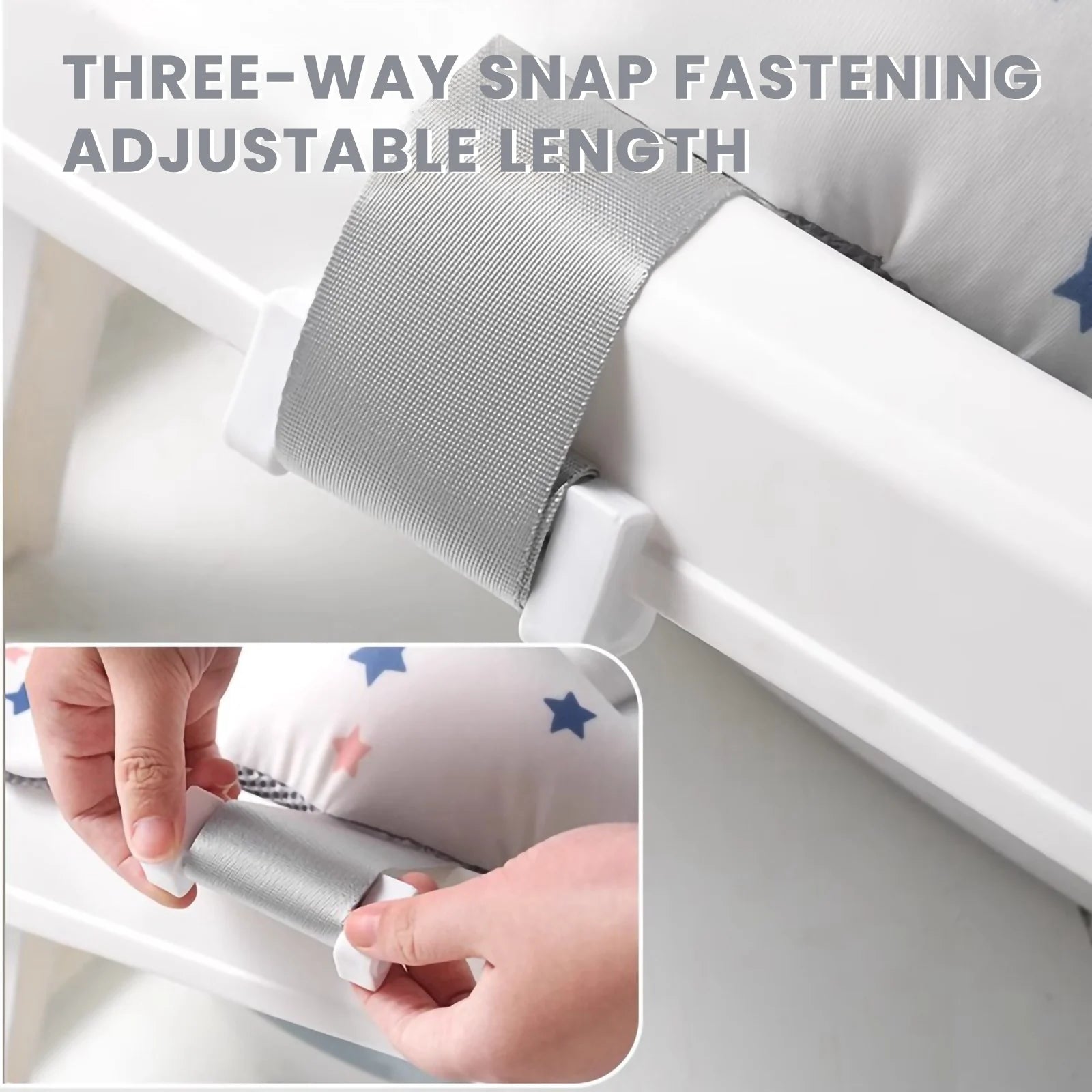 Folding Baby Bath Tub – with Thermometer, Anti-Slip & Bath Cushion, Easy Storage (0-36 Months, Gray Blue Pink)