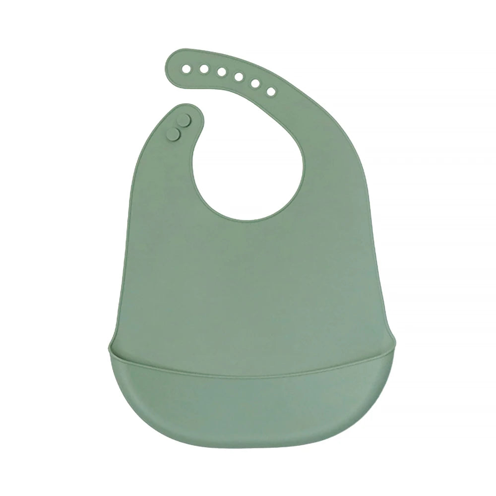 Silicone Baby Eating Bibs Easy to Clean Baby Bibs Drooling Towel Waterproof Children Silicone Bibs