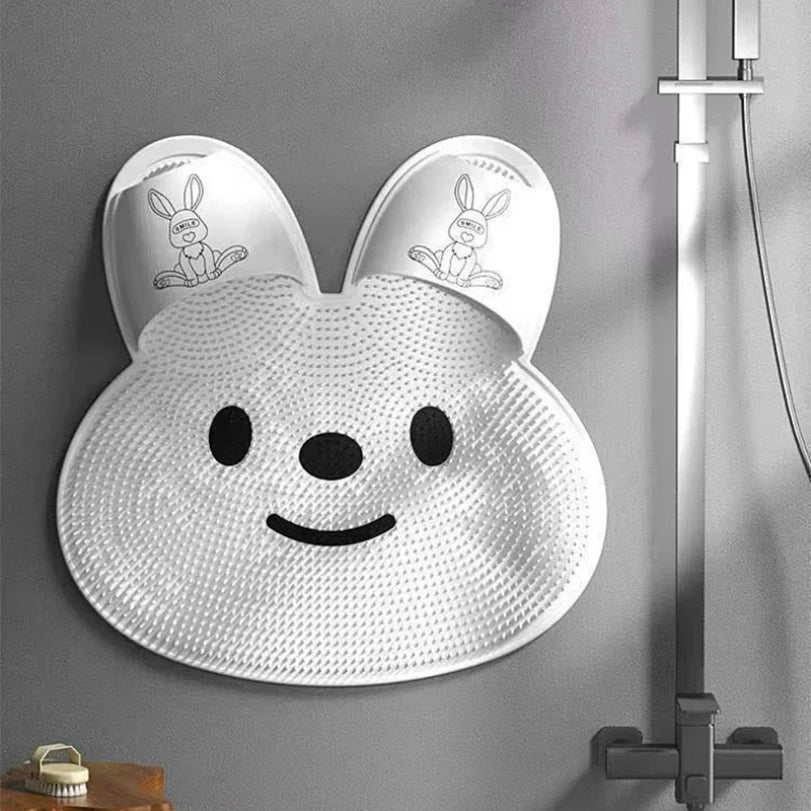 Silicone Massage Foot Mat Bathroom Non-Slip Mat Bath Foot Rubbing Artifact Foot Wash To Remove Dead Skin Shower Room Floor