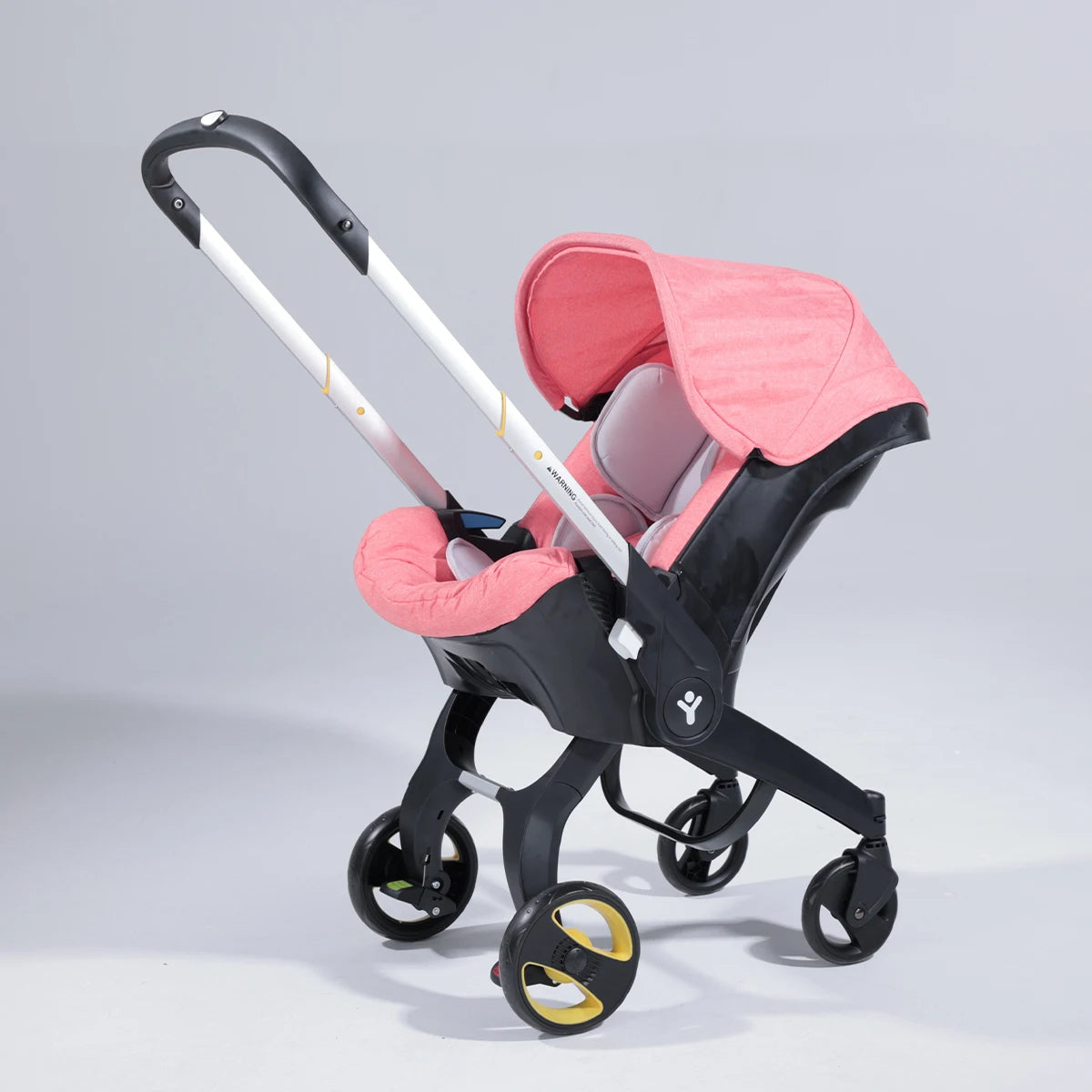 Travel baby stroller, bidirectional push, metal frame, foldable for easy carrying