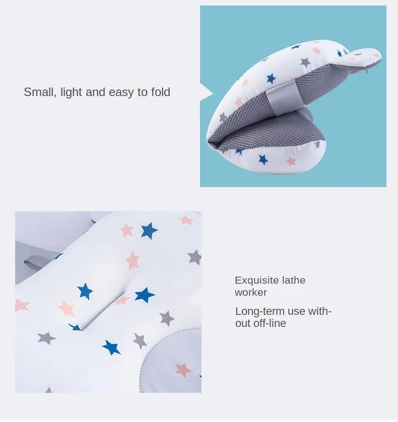 Baby Bath Seat Support Mat Foldable Bath Tub Pad & Chair Newborn Bathtub Pillow Infant Anti-Slip Soft Comfort Body Cushion