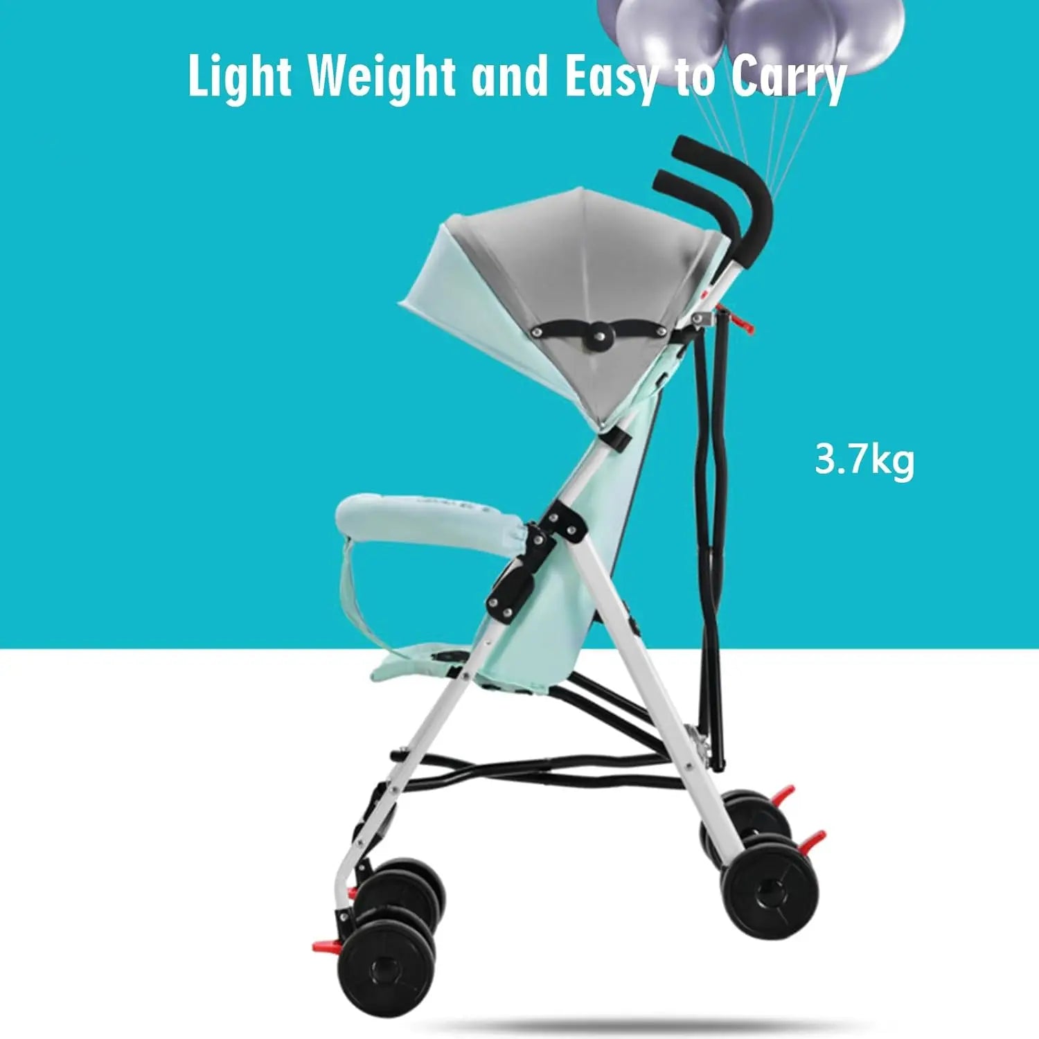Ultra-Light Travel Stroller For Baby/Kids/Toddler From 0 Months+, Baby Umbrella Stroller | One-Hand Fold
