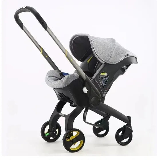 Baby Stroller 4 in 1 With Car Seat Baby Bassinet High Landscope Folding Baby Carriage Prams For Newborns Cart 3 in 1