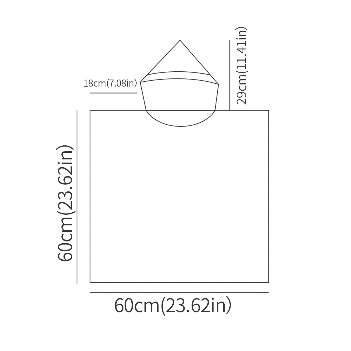 1Pc Children's Hooded Bathrobe Microfiber Beach Bathroom Pool Towel Robes Child Kid Hooded Cloak Bathrobe