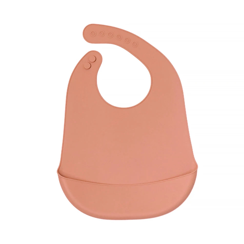 Silicone Baby Eating Bibs Easy to Clean Baby Bibs Drooling Towel Waterproof Children Silicone Bibs