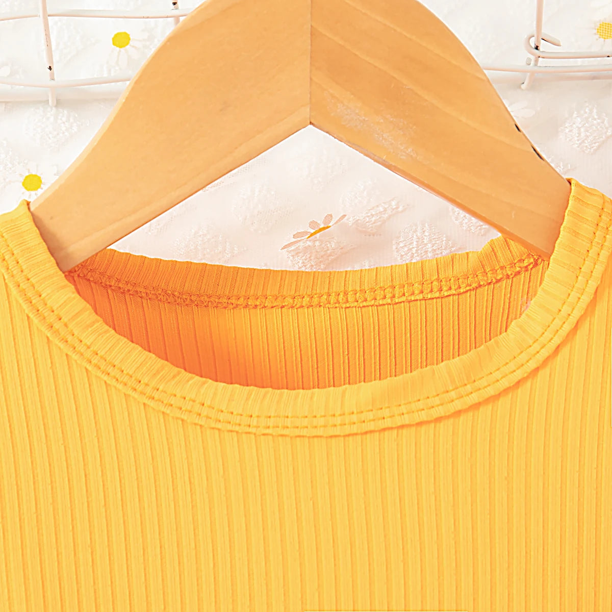 Summer Baby Girl Yellow Little Bee Dress Cute Baby Dress Flying Sleeved Princess Dress for Kids Send Hairband