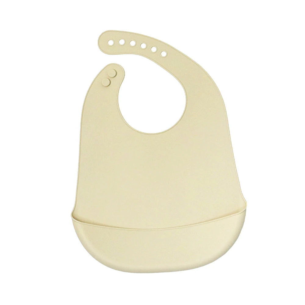Silicone Baby Eating Bibs Easy to Clean Baby Bibs Drooling Towel Waterproof Children Silicone Bibs