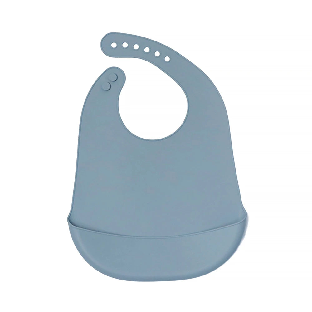 Silicone Baby Eating Bibs Easy to Clean Baby Bibs Drooling Towel Waterproof Children Silicone Bibs