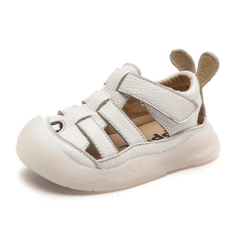Baby Girls Boys Sandals Summer Infant Toddler Shoes Genuine Leather Soft-soled School Kids Casual Shoes Children Beach Sandals