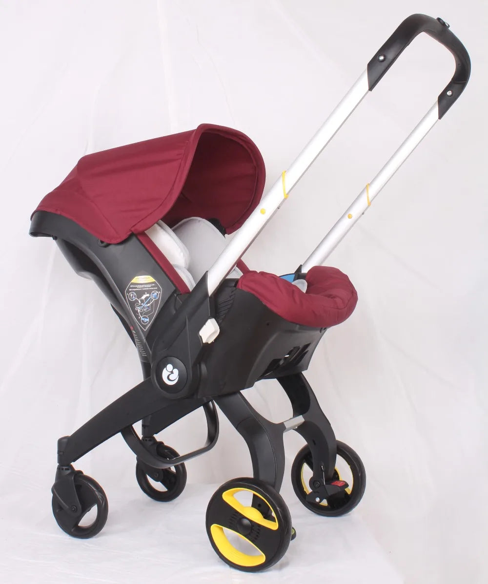 Baby Stroller 4 in 1 With Car Seat Baby Bassinet High Landscope Folding Baby Carriage Prams For Newborns Cart 3 in 1
